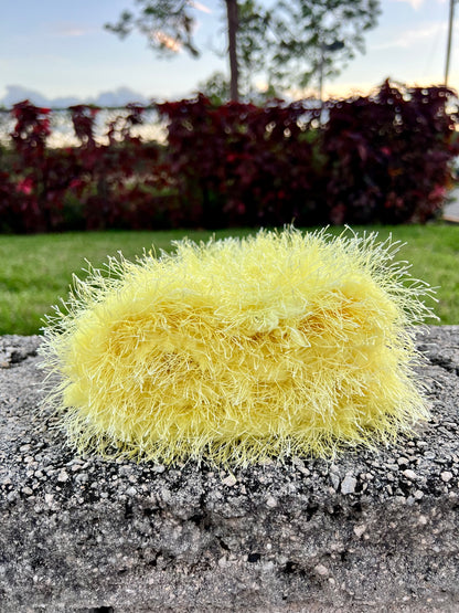 yellow plush bucket hat ( limited edition )